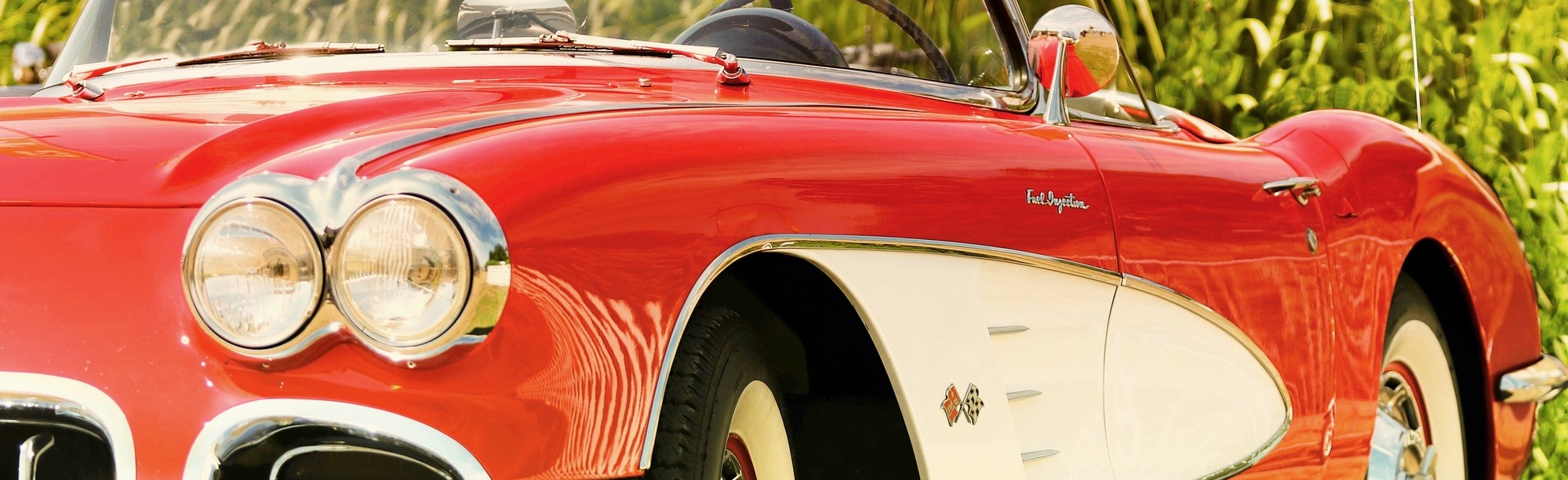 Restored Red C1 Corvette