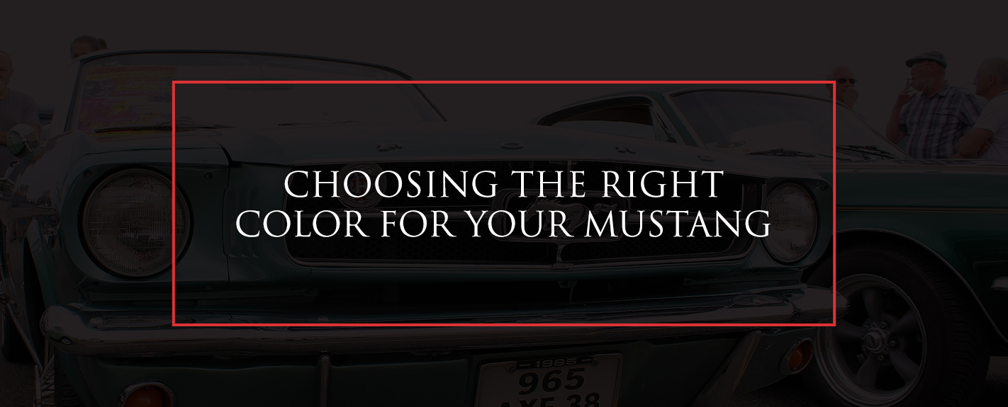 How to choose the right color for your mustang