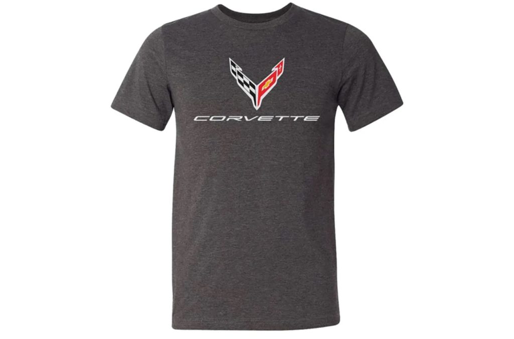 Grey Corvette logo t-shirt