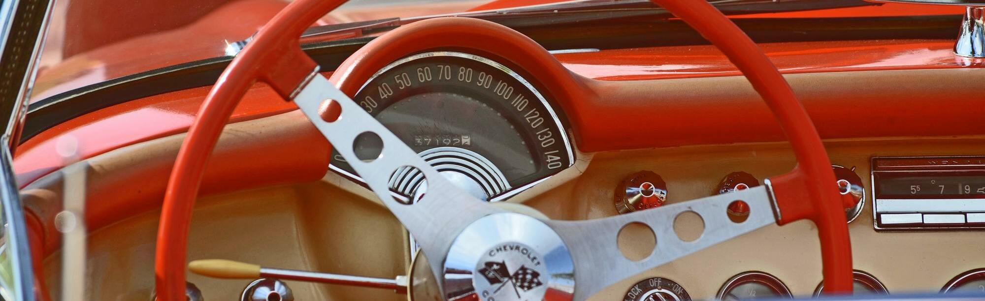 Red interior c1 Corvette