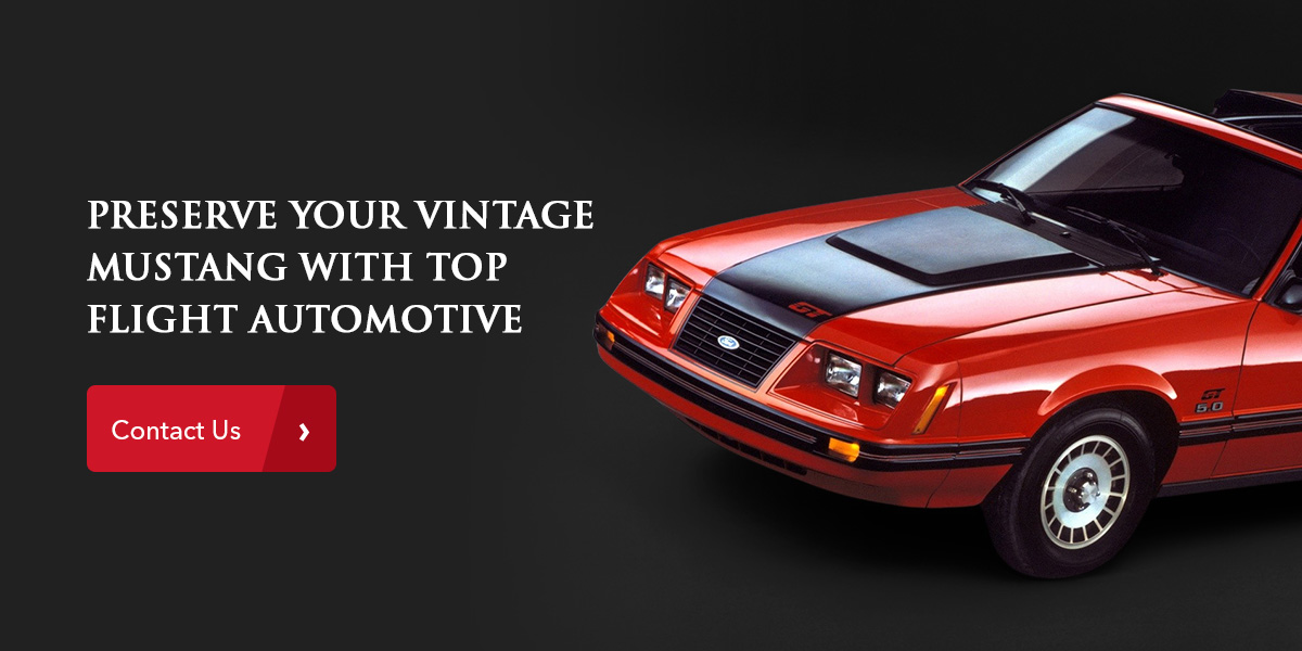 Preserve Your Vintage Mustang With Top Flight Automotive 