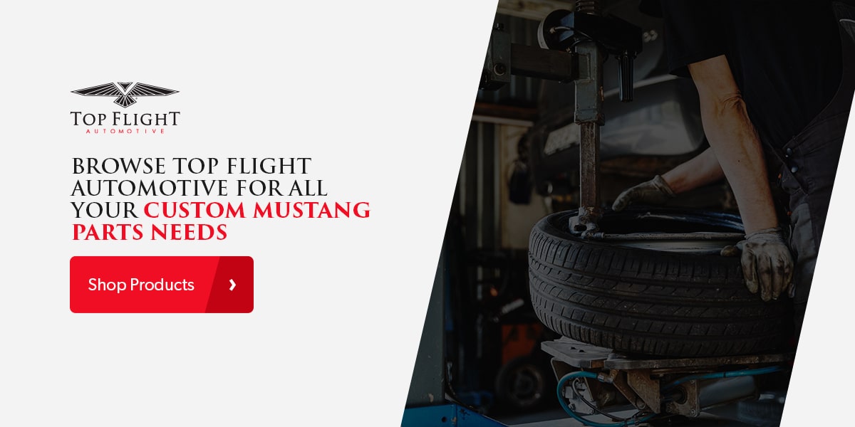 Browse Top Flight Automotive for All of Your Custom Mustang Parts Needs